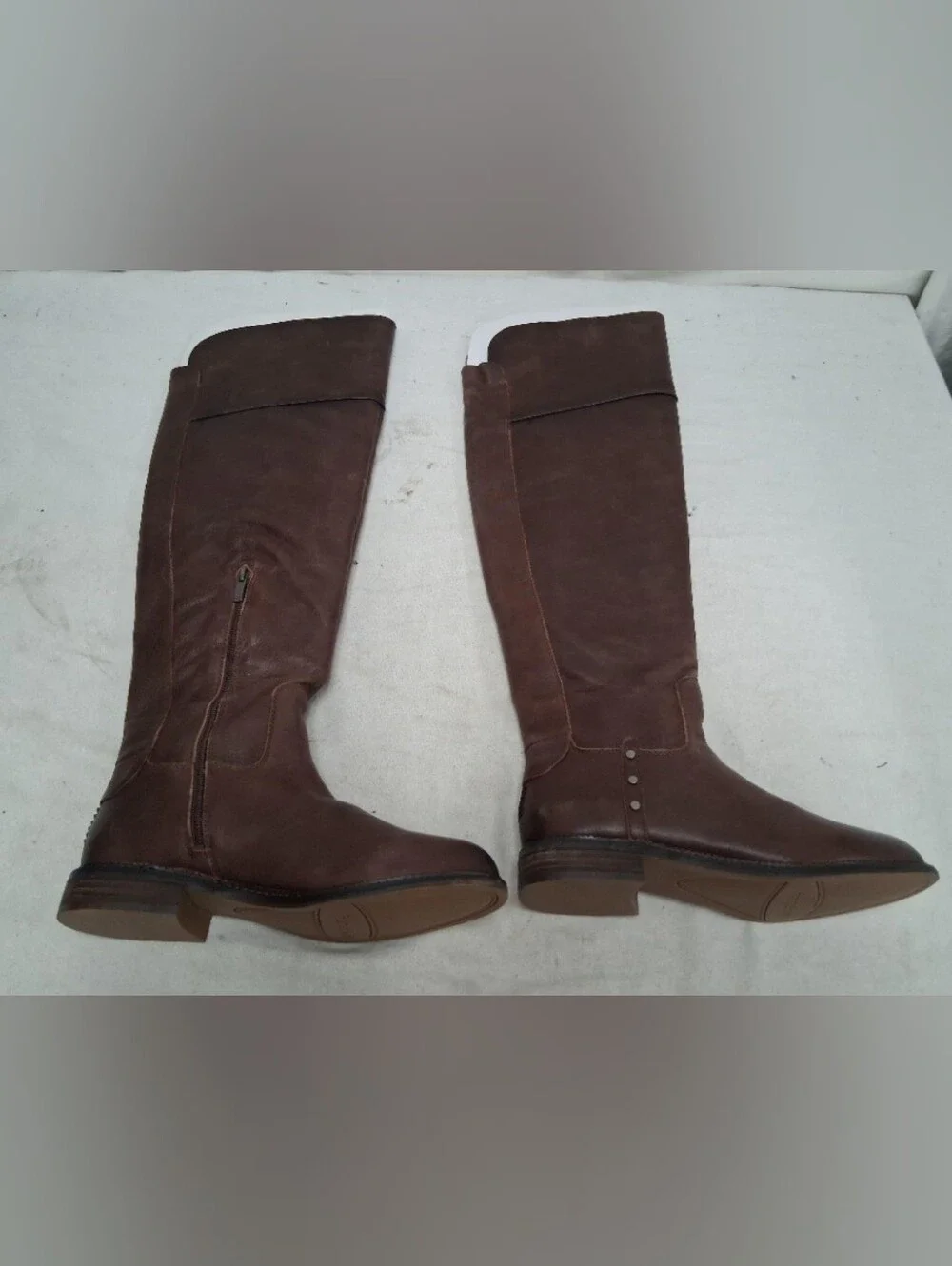 9W NEW Leather Women's Franco Sarto Brown Over-the-Knee Boots. *Make Offer*